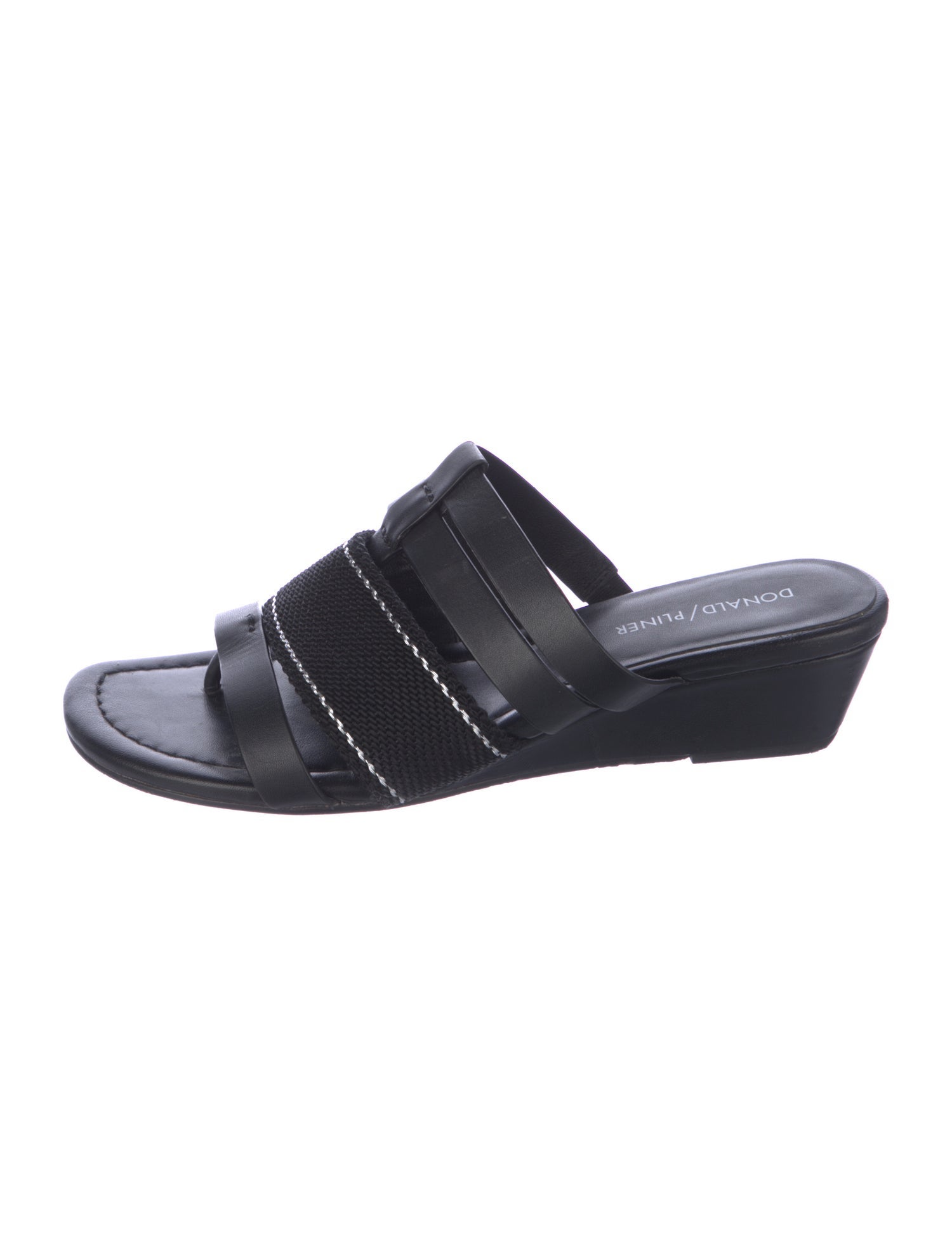 Donald Pliner Leather Slides