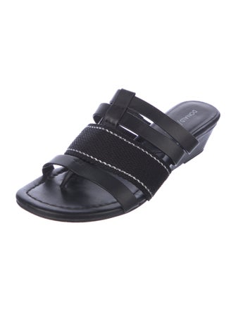 Donald Pliner Leather Slides