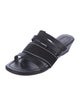 Donald Pliner Leather Slides