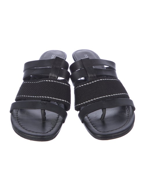 Donald Pliner Leather Slides