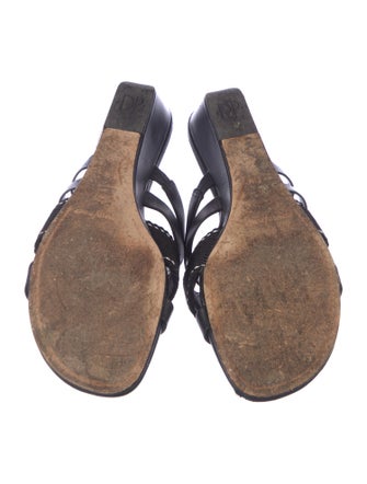 Donald Pliner Leather Slides