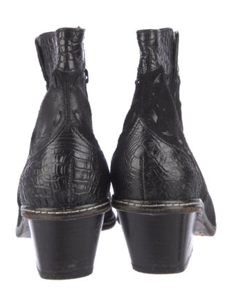 Donald Pliner Leather Western Boots