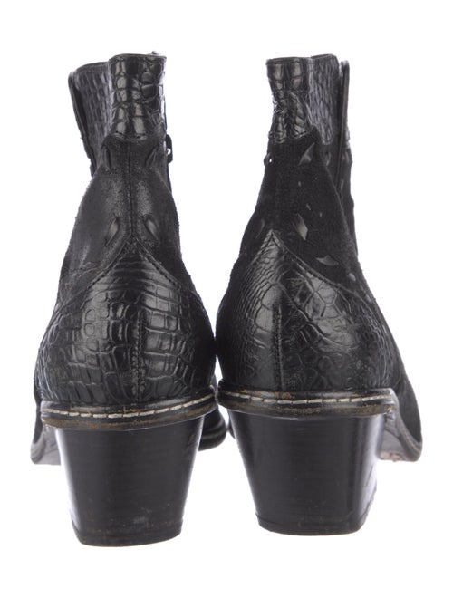 Donald Pliner Leather Western Boots