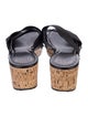 Donald Pliner Leather Beaded Accents Slides