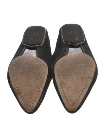 Donald Pliner Suede Mules