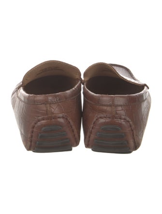 Donald Pliner Embossed Leather Drivers