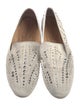 Donald Pliner Canvas Crystal Embellishments Loafers