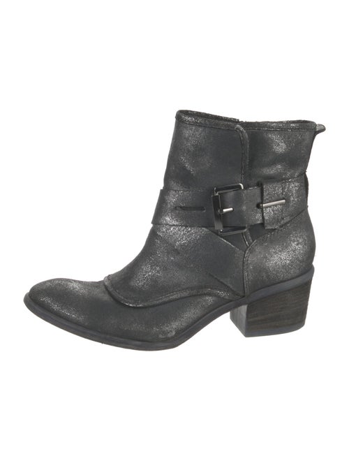 Donald Pliner Leather Moto Boots