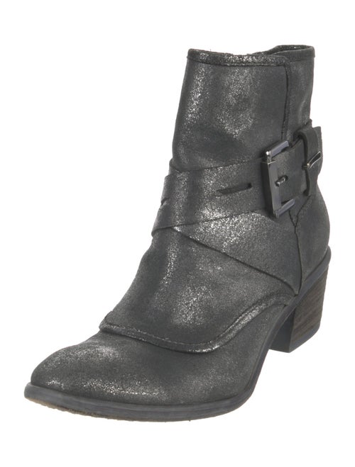 Donald Pliner Leather Moto Boots