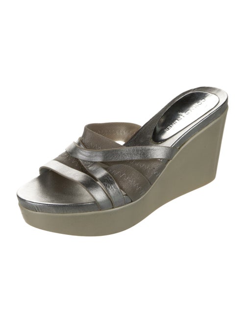 Donald Pliner Leather Slides