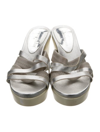 Donald Pliner Leather Slides