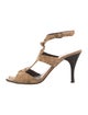 Donald Pliner Animal Print T-Strap Sandals