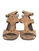 Donald Pliner Animal Print T-Strap Sandals