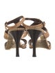 Donald Pliner Animal Print T-Strap Sandals