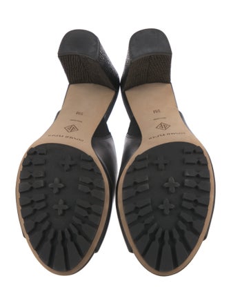 Donald Pliner Leather Slides