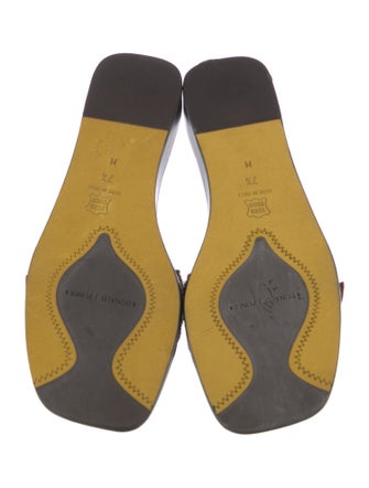 Donald Pliner Leather Printed Slides
