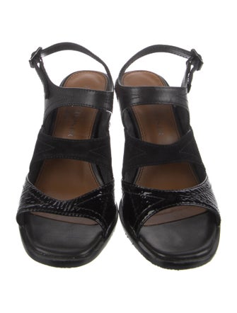 Donald Pliner Leather Slingback Sandals