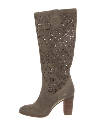 Donald Pliner Suede Printed Boots