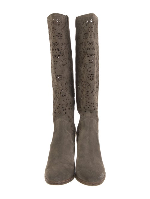 Donald Pliner Suede Printed Boots