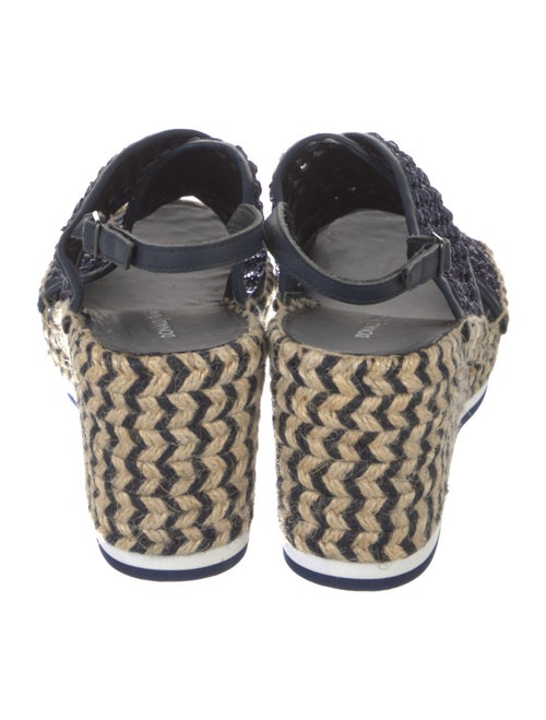 Donald Pliner Leather Whipstitch Trim Slingback Sandals