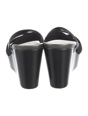 Donald Pliner Leather Printed Slides