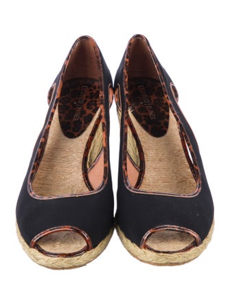 Donald Pliner Neoprene Cutout Accent Espadrilles