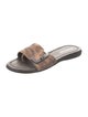 Donald Pliner Leather Printed Slides