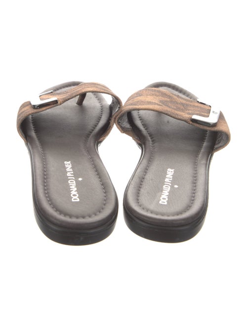 Donald Pliner Leather Printed Slides