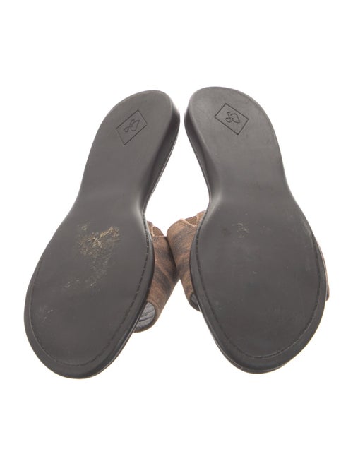Donald Pliner Leather Printed Slides