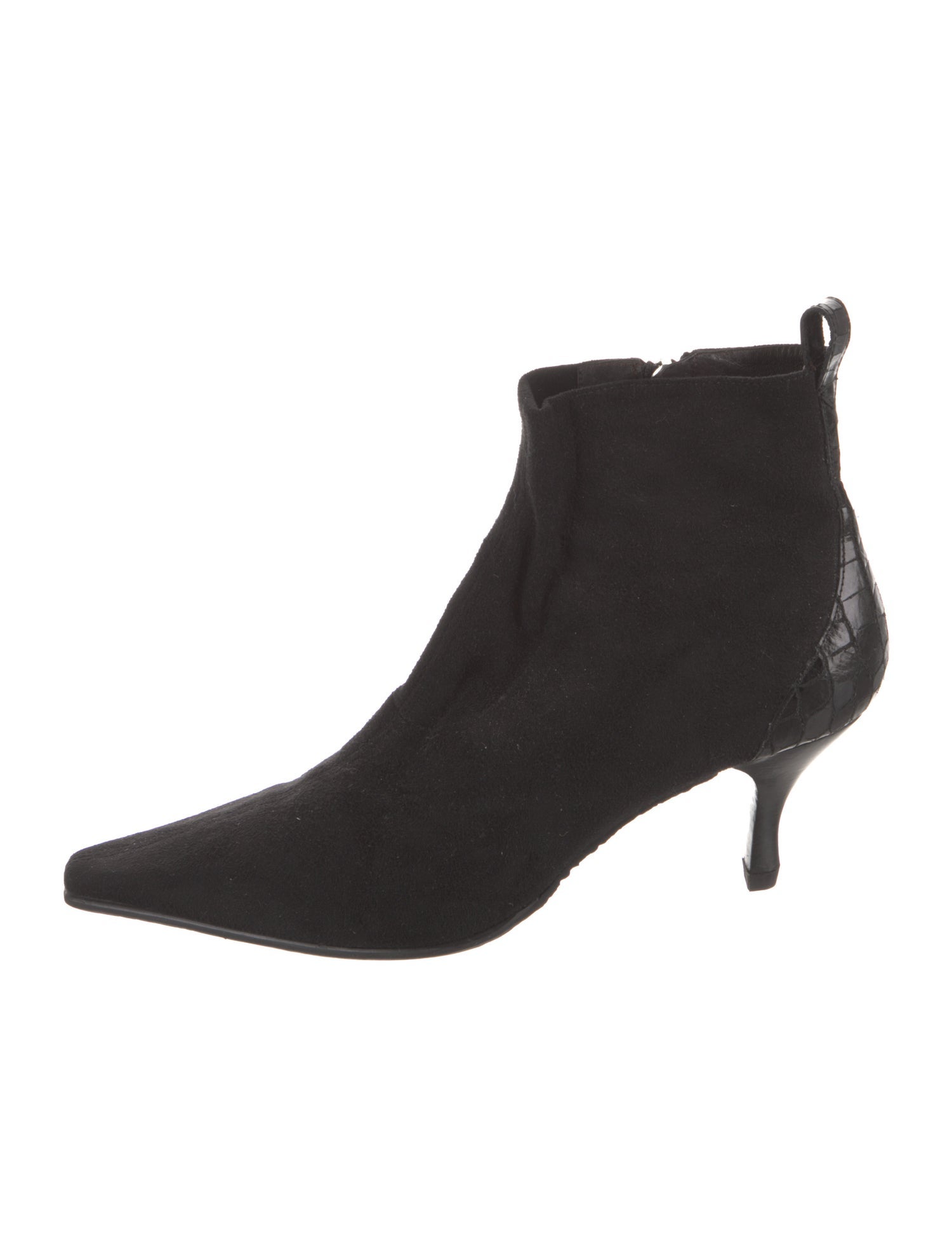 Donald Pliner Nylon Animal Print Chelsea Boots