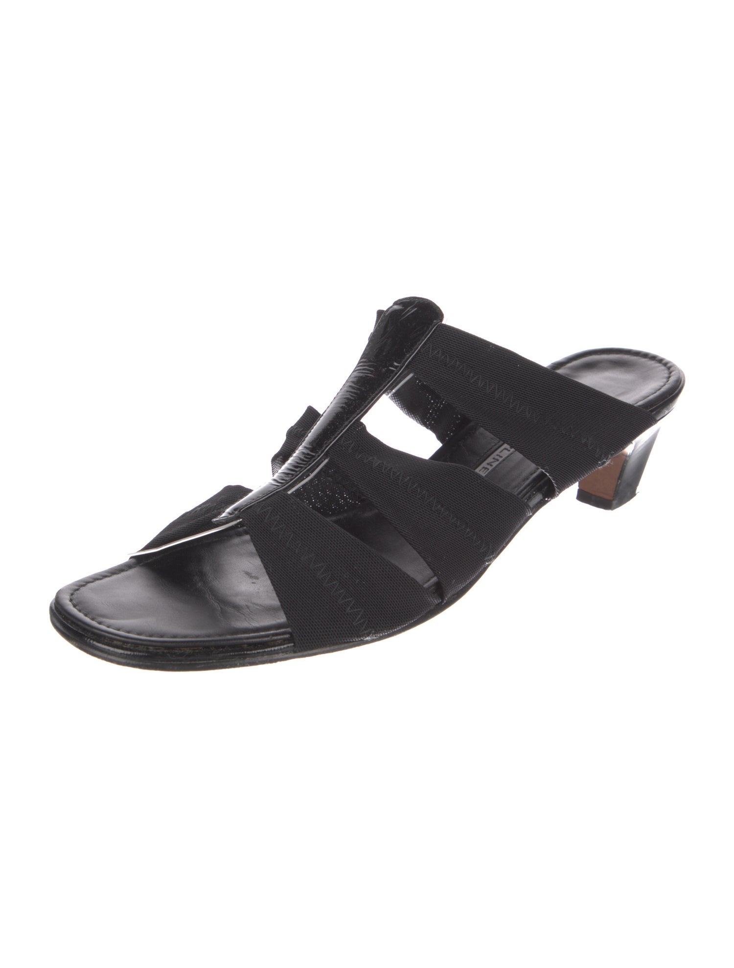 Donald Pliner Mesh T-Strap Sandals