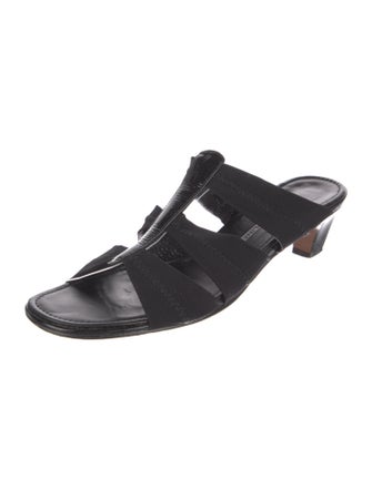 Donald Pliner Mesh T-Strap Sandals