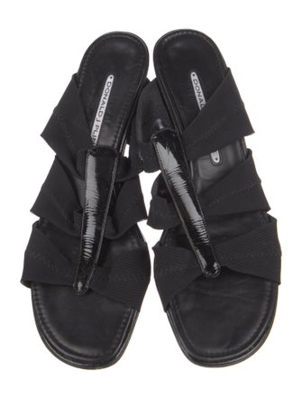 Donald Pliner Mesh T-Strap Sandals