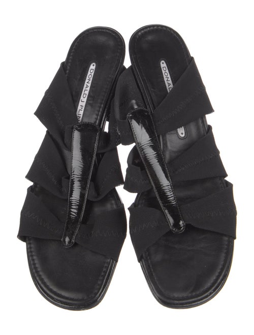 Donald Pliner Mesh T-Strap Sandals