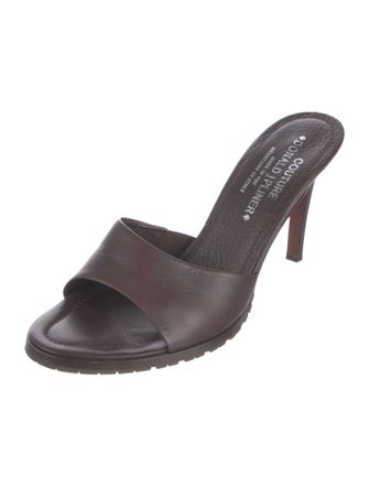 Donald Pliner Leather Slides