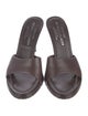 Donald Pliner Leather Slides