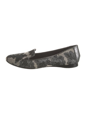 Donald Pliner Animal Print Loafers