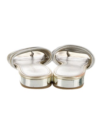 Donald Pliner Leather Slides