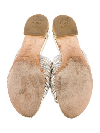 Donald Pliner Leather Slides