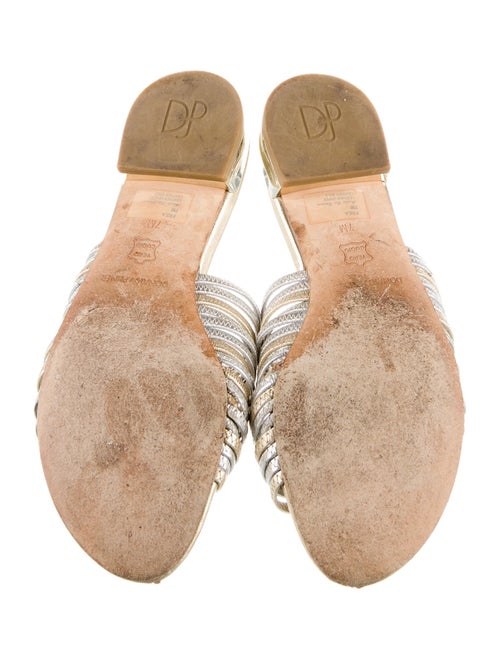 Donald Pliner Leather Slides