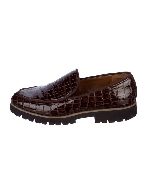Donald Pliner Embossed Leather Loafers