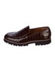 Donald Pliner Embossed Leather Loafers