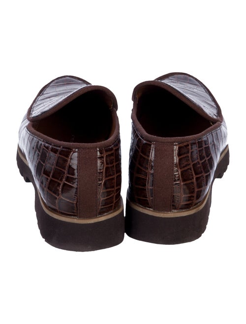 Donald Pliner Embossed Leather Loafers