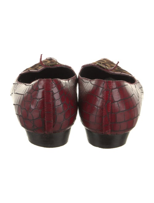 Donald Pliner Embossed Leather Flats