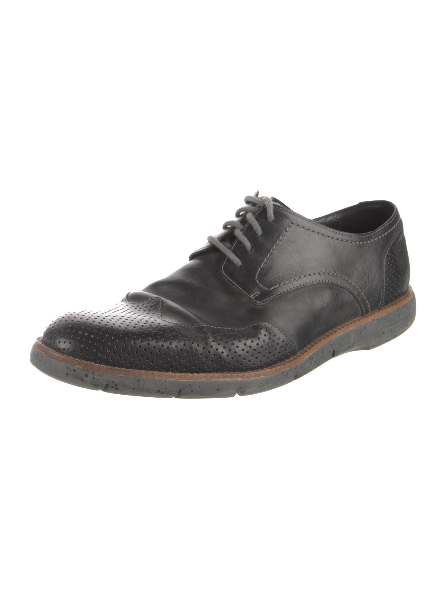 Donald Pliner Leather Derby Shoes
