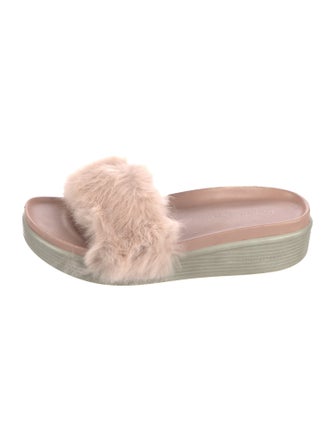 Donald Pliner Leather Slides