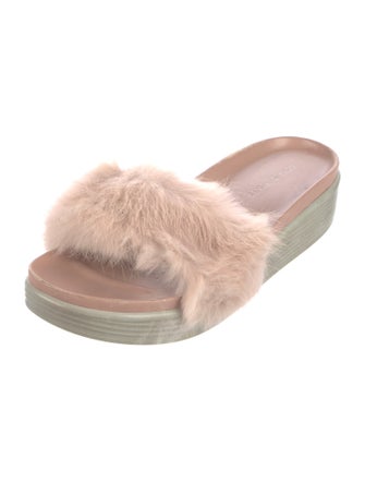 Donald Pliner Leather Slides