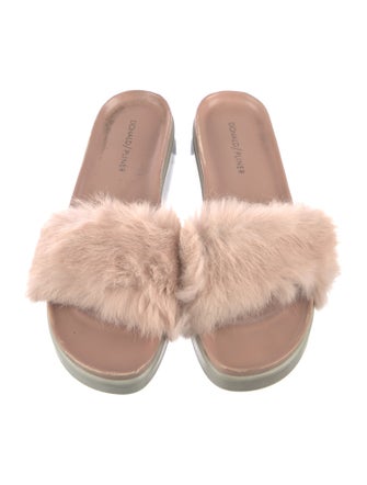 Donald Pliner Leather Slides