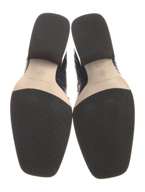 Donald Pliner Patent Leather Tassel Accents Loafers