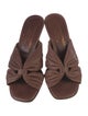 Donald Pliner Leather Slides